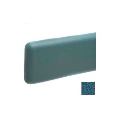 Pawling Wall Guard W/Rounded Top & Bottom Edges, Rec. Plastic Clip Retainer System, 6"H x 12'L, Alexis BL WG-6C-12-583